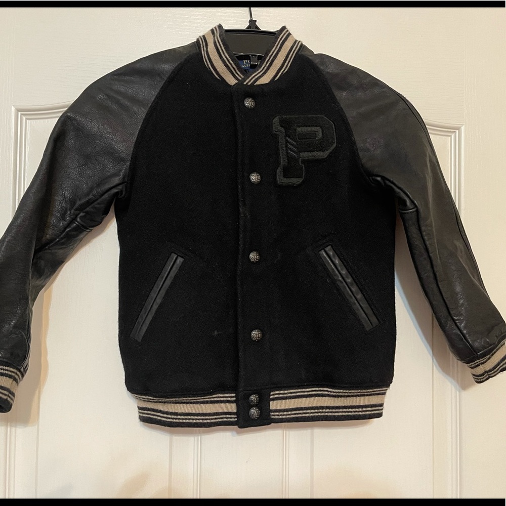 Polo letterman jacket